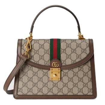 Ophidia Small Top Handle Bag with Web