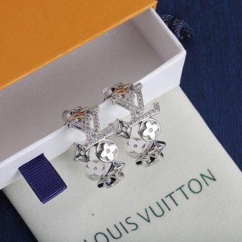 Louis Vuitton Silver-Tone Earrings