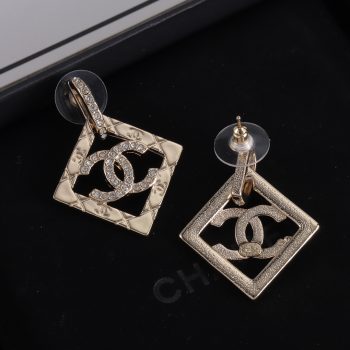 CHANEL Gold-Tone Earrings