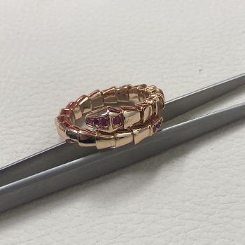 BVLGARI New Pink Diamond Serpenti Ring