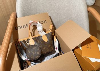 Lv Neverfull bb vegetable basket mother bag
