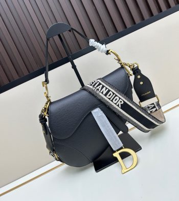 Dior saddle palm print